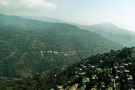 谷,山,小山