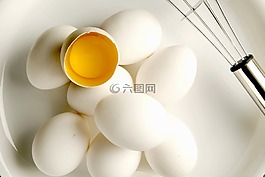 鸡蛋,白,黄色