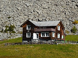 berghaus的,高山的房子,卵石