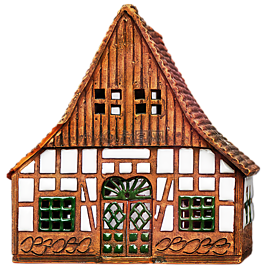 模型,房子,陶瓷的房子