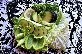 绿色,蔬菜,绿色食品