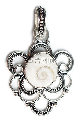 湿婆壳,石,吊坠