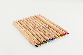 彩色的铅笔,彩色铅笔,丰富多彩
