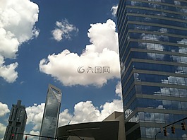 夏洛特,天空,城市