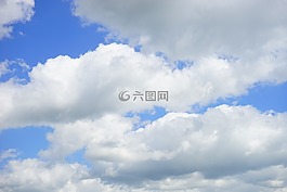 夏云,天空,云