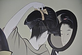 日本,插圖,美女