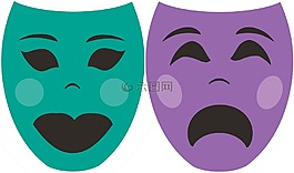 演员,面具,剧院
