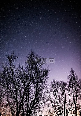 星星,繁星点点,夜