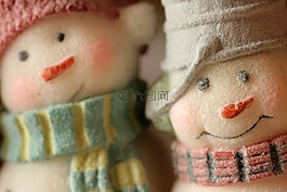 堆雪人,雪人,冬天