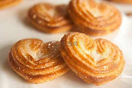 心,饼干,糖