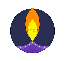 排灯节,灯,图标