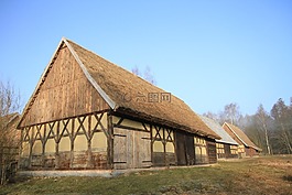 山寨,房子,露天博物馆