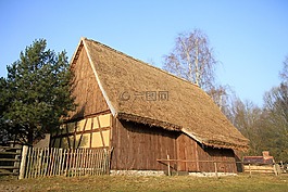 山寨,房子,露天博物馆