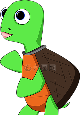 龟,卡通,可爱