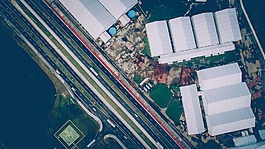 建筑物,城市,道路