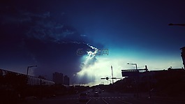 天空,蓝色,背景