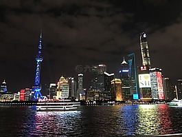 夜景,上海,上海塔