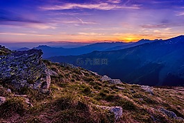 云,日出,金黄小时