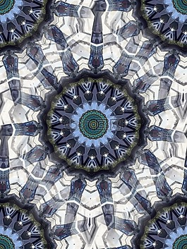 万花筒,可停靠的分形,光学错觉