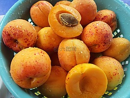 杏,水果,食品
