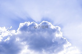 云,天空,阳光