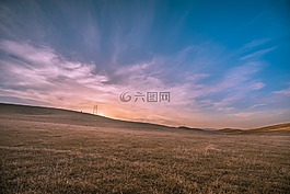 景观,草原,原野