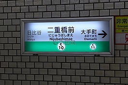 之前在双电桥,千代田线,广告牌