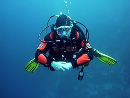 潜水员,水肺潜水,跳水