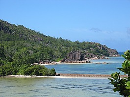 岛,托架,塞舌尔