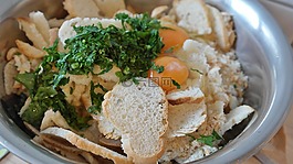 knödlbrot,滚,面包饺子