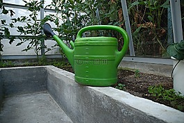 洒水车,壶,温室