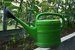 洒水车,壶,温室