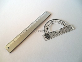 量角器,标尺,度量值