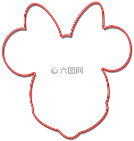 鼠标,红色,迪斯尼