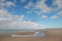 天空,蓝色,蓝色的天空
