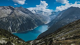 景观,山,山峰