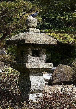 石灯,日本从石头灯笼,亚洲文化