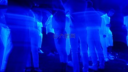 蓝光,舞蹈,光
