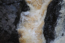 水,水落,冲水
