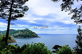 西班牙,圣塞巴斯蒂安,湾