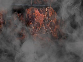 烟熏的肉,火腿,烟熏的火腿