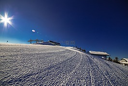 冬天,滑雪区域,滑雪
