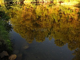 河,亮点,水