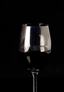酒,酒杯,红葡萄酒