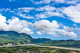 藍天,白雲,風景