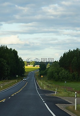 芬兰,道路,在路上