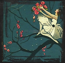 仙女,幻想,芭蕾舞女演员