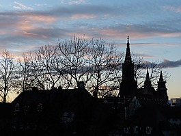 乌尔姆大教堂,明斯特,剪影