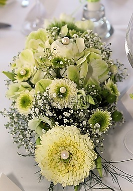 表装饰,插花,鲜花