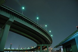 环桥,夜景,景观
